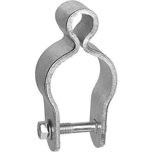 National Hardware Pipe Gate Hinge, 2 in, Steel, Zinc Plated - size: 2 Inch