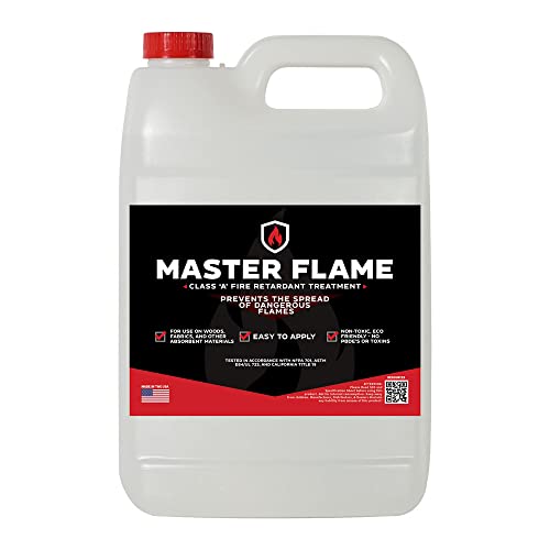 Master FX Master Flame Class A Fire Retardant for Wood & Fabric, 1 Gallon - style: 1 Gallon