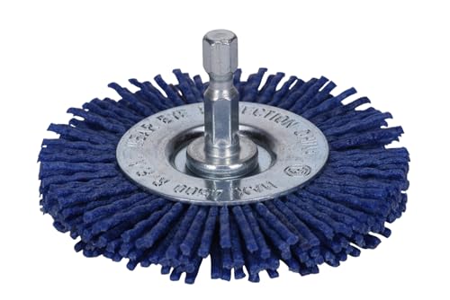 Century Drill & Tool 77433 Nylon Abrasive Radial Brush, 3", Fine - size: 3" Fine