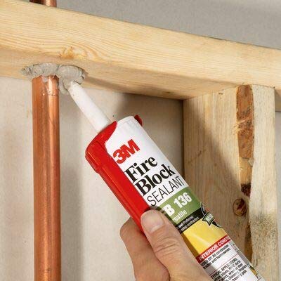 3M FB 136 10.1-oz. Fire Barrier Caulk - Quantity 12