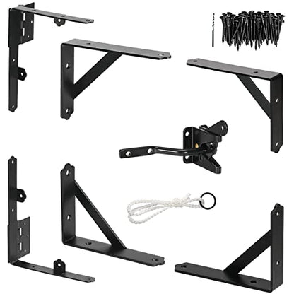 Anti Sag Fence Gate Kit, Gate Hardware Kit for Wood Fence - style: No Sag Kit B