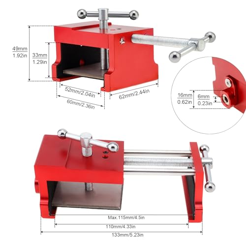 4 Pcs Cabinet Clamps, Cabinetry Clamps Cabinet Face Frame Clamps Cabinet Installation Clamps Cabinet Tools with 4 Felt Pads, Handy Woodworking Punching, Cabinets, Drawer Installation