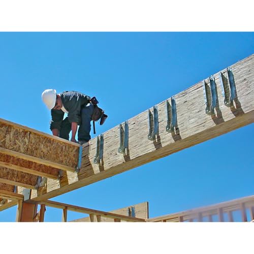 Simpson Strong-Tie LUS26SS Light Face-Mount Joist Hanger - Wood Construction Connectors, 18 Gauge Galvanized Steel Brackets, Hurricane Rafter Ties, 2x6, 25 Per Pack