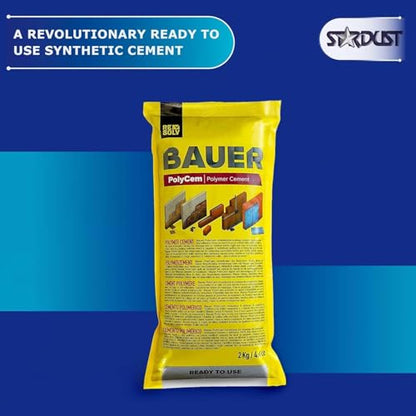 Bauer Instant Polymer Cement, Ready-to-Use, 2KG-2PK - size: 2 kg (Pack of 2)