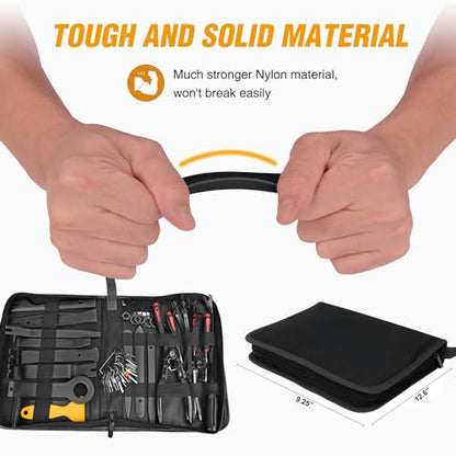 GOOACC 238Pcs Trim Removal Tool Auto Push Pin Bumper Retainer Clip Set - color: 120Pcs Clips + 118 Remover Black