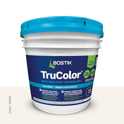 BOSTIK EZ Clean TRU Color 9lb Pre-Mixed Tile Grout – White H152 - color: White
