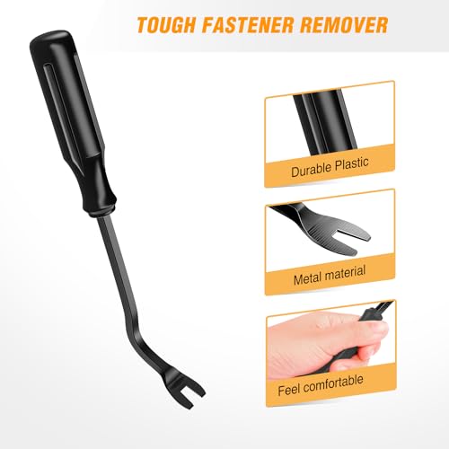 GOOACC 6PCS Auto Trim Removal Tool Kit No-Scratch - color: Black, size: 6PCS Trim Removal
