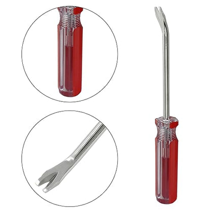 Bonsicoky 3 Pcs Tack Lifter Nail Puller(Red) - color: Red