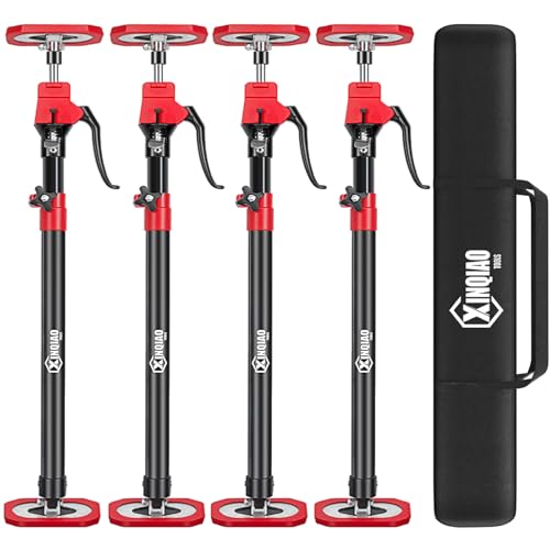 XINQIAO Cabinet Jacks for Installing Cabinets, Heavy Duty Third Hand Tools Adjustable Support Pole from 23.6 IN to 45.3 IN, 4 PCS - size: 23.6"-45.3" 4PC
