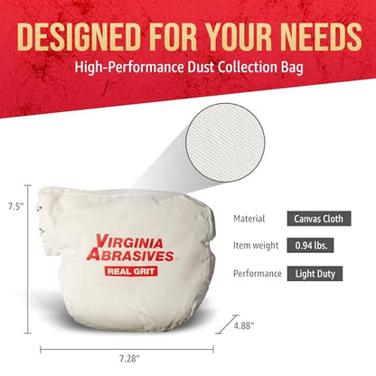 Edger Sander Dust Collection Bag, Heavy-Duty Cloth, Replacement Bag - style: Light Duty (Edger)
