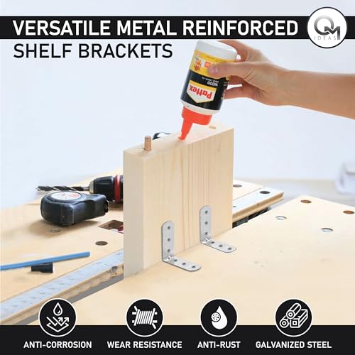 20 Pack Angle Brackets (1.57" x 1.57" x 0.63") – 90° L-Shape Corner Brace Plate Wood Metal Connecting Fixing Joining Repair Support Galvanized Connector - size: 1.57" x 1.57" x 0.63"