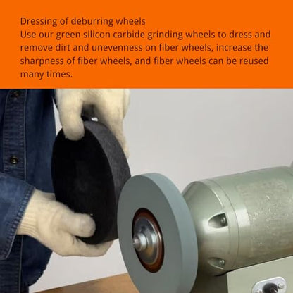 Deburring Nylon Fiber Buffing Wheel 9P hardness. Polishing Stainless Steel