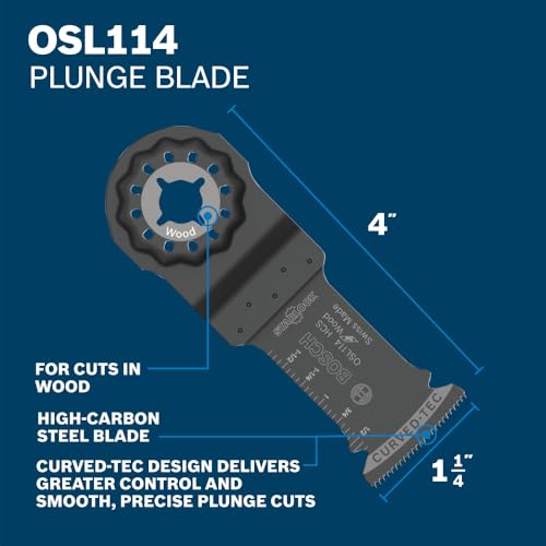 Bosch OSL003VP 3 pc. Starlock Oscillating Multi-Tool Accessory Blade Set
