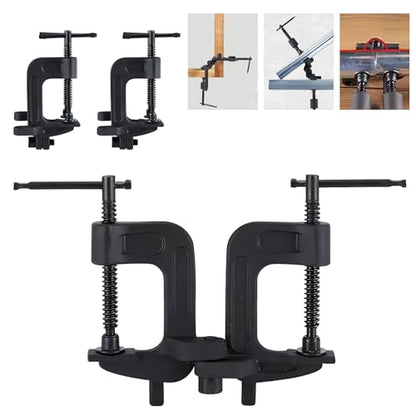 2-in-1 Adjustable Angle Clamp, 0-180° Heavy Duty Clamp Set, Detaches into Two Separate C-Clamps for Welding, Woodworking & Metalworking (Patent Pending)