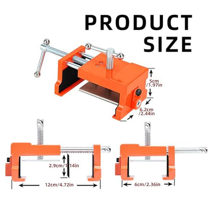 Cabinet clamp 2 Pcs - Cabinet panel frame alignment tool and mounting, with guide holes and three adhesive protective pads. - size: 2pcs