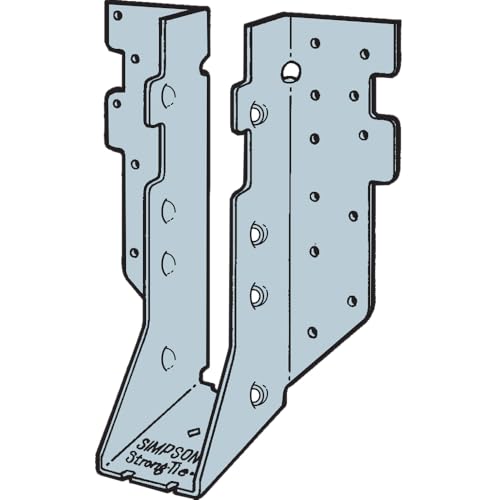 Simpson Strong-Tie HUS28 HUS Heavy U-Shaped Hanger - for 2x8 Beam Size, Face-Mount Joist Hanger, Double-Shear Nailing, Zinc Galvanized Steel Construction