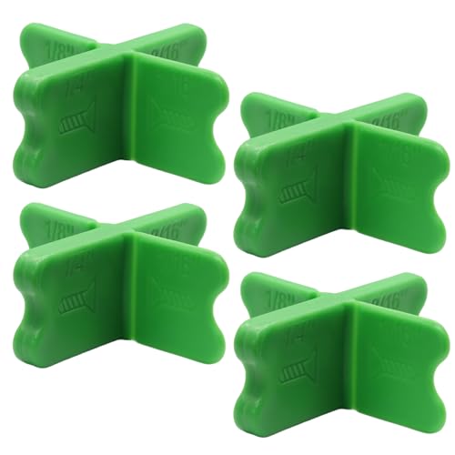 4 Pcs Deck Spacer Green for Pressure Treated Composite Decking - color: Green, size: 4