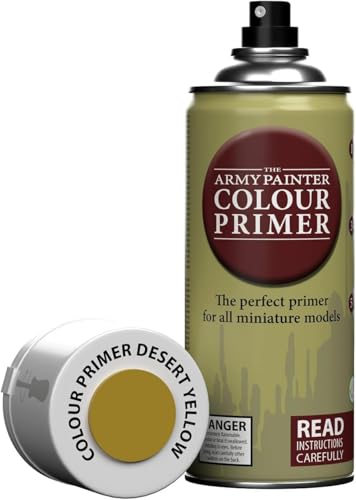 The Army Painter, Colour Primer Desert Yellow, 400 ml acrylic spray - color: Desert Yellow