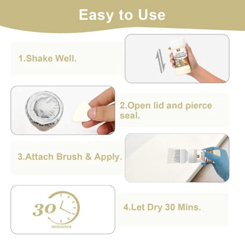 Beige Multi-Surface Touch-Up Paint 6.35 Oz for Wood, Metal & Cabinets - color: Beige
