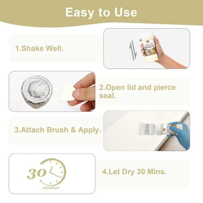 Beige Multi-Surface Touch-Up Paint 6.35 Oz for Wood, Metal & Cabinets - color: Beige