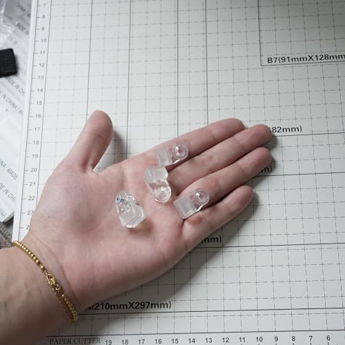 fallingstar 25 Pack Glass Retainer Clips with Screws