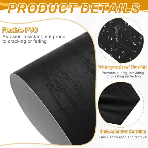 uxcell Wood Grain Repair Tape,2" x33ft Grain Repair Patch,Black Wood - color: Black Wood, size: 2 Inch x 33 ft