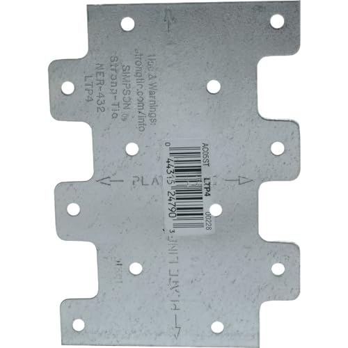 Simpson Strong-Tie LTP4 Tie Plate, 200-Pack