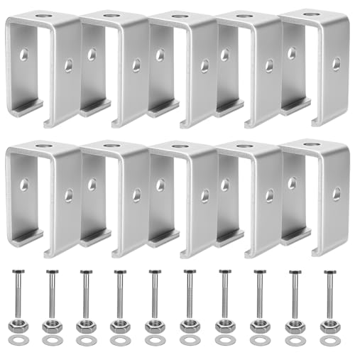 10-Pack 1-5/8" Strut Channel Trolley Track Hanger Bracket