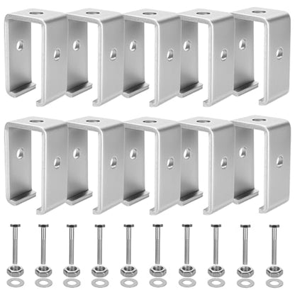 10-Pack 1-5/8" Strut Channel Trolley Track Hanger Bracket
