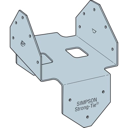 Simpson Strong-Tie BCS2-3/6 BCS Galvanized Post Cap for Triple 2X Beam, 6X Post (Pack of 10)