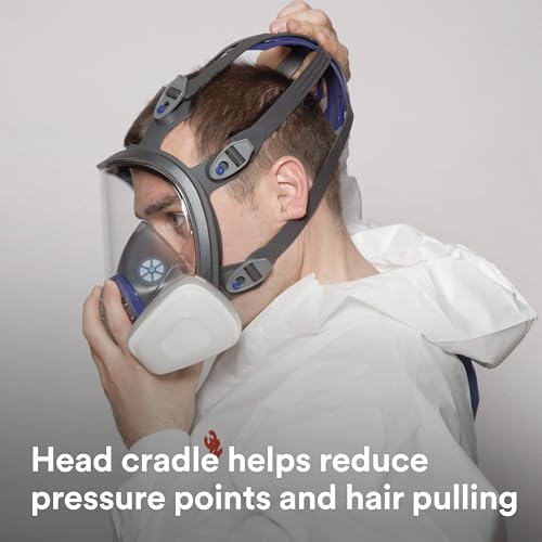 3M Ultimate FX Full Facepiece Reusable Respirator FF-402, NIOSH, ANSI, Med - size: Medium