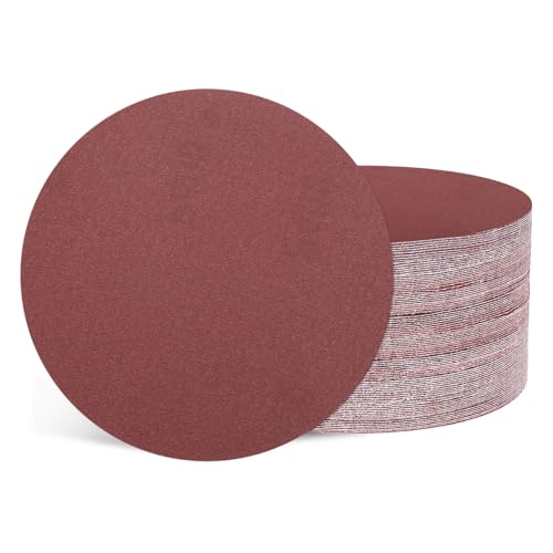 100Pcs Sanding Discs 2Inch 600Grit Hook and Loop Sandpapers Red - size: 2 Inch(600 Grit)
