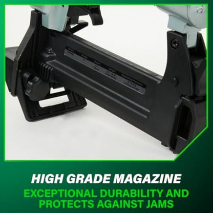 Metabo HPT Flooring Stapler Pneumatic, 18 Gauge 1/4" Staples, N4004AB