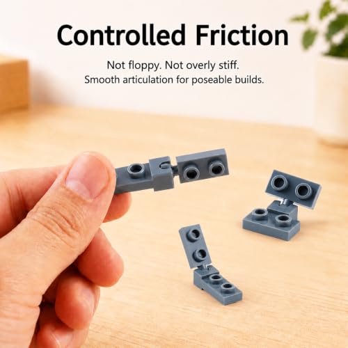 Connector Ball Joints Socket Plate, 250pcs Bricks Parts Bulk - color: Dark Gray