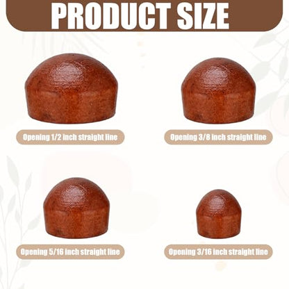 Bucherry 120 Pieces 4 Sizes Wood Plugs, Trendy Style - style: Trendy Style