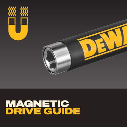 DEWALT 18 pc. Compact Magnetic Drive Guide Set, Yellow (DWAF2058CS) - size: One Size
