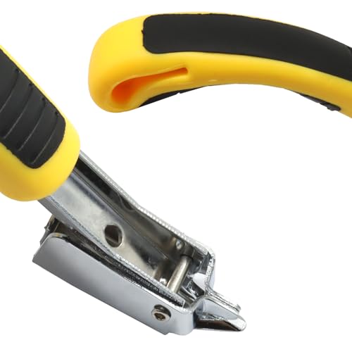 Waziaqoc Heavy Duty Staple Remover Tool with Yellow Handle
