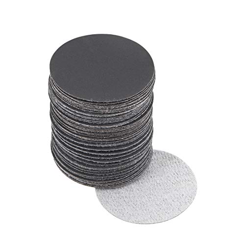 uxcell 2-Inch Hook and Loop Sanding Disc Wet/Dry Silicon Carbide 800 Grit 50 Pcs - size: 800 Grit