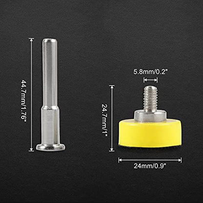 5 PCS Hook and Loop Sanding Discs Pad Kit, 1 Inch - size: 5 Packs