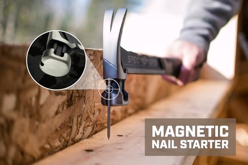 Spec Ops Tools Nailing Hammer, 16 Oz, Rip Claw, Smooth Face, Shock-Absorbing Grip, 3% Donated to Veterans - size: 16 Oz Nailing Hammer with Mallet Cap