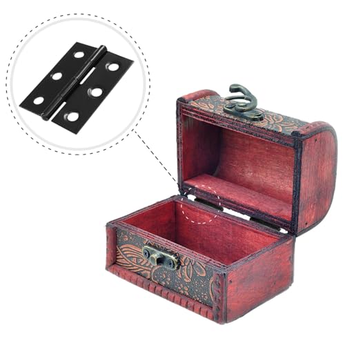 16PCS 2 Inch Stainless Steel Door Folding Butt Hinges, Black - style: 16Pcs 2" Black