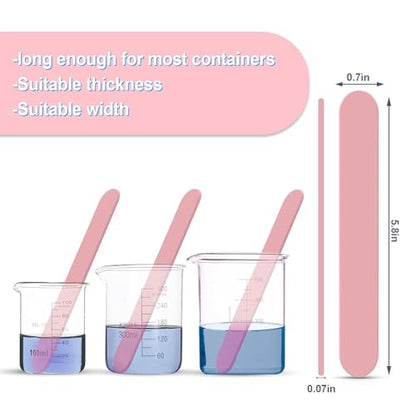 HTVRONT Stir Sticks for Epoxy Resin, 20PCS, 4 Colors - size: F