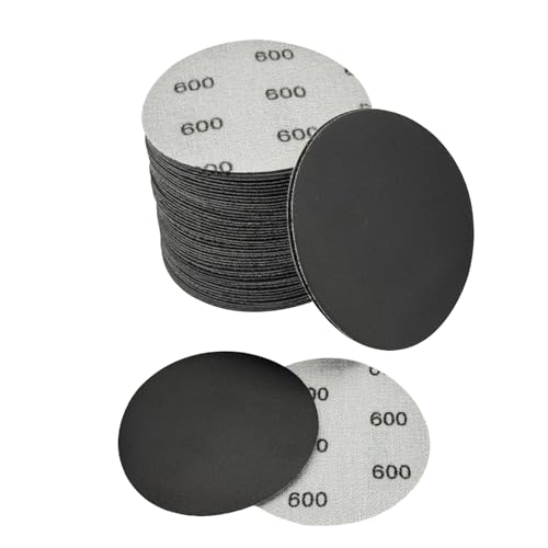 3 Inch Sanding Discs, 50pcs 600 Grit Silicon Carbide Sandpaper - style: Grit 600
