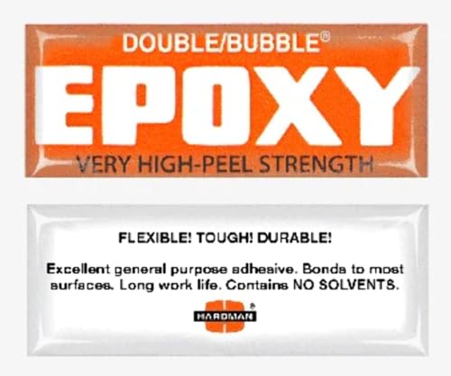 Hardman Double Bubble Orange Toughened Epoxy (High Peel Strength) 50 Packs (#04007)