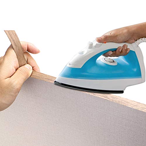 Skelang Walnut Wood Veneer Edge Banding Preglued Iron-on with Hot Melt Adhesive Edgebanding Flexible Wood Tape (3/4"×50') (Pack of 2) - size: 3/4" x 50' (Pack of 2)