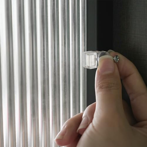 fallingstar 25 Pack Glass Retainer Clips with Screws