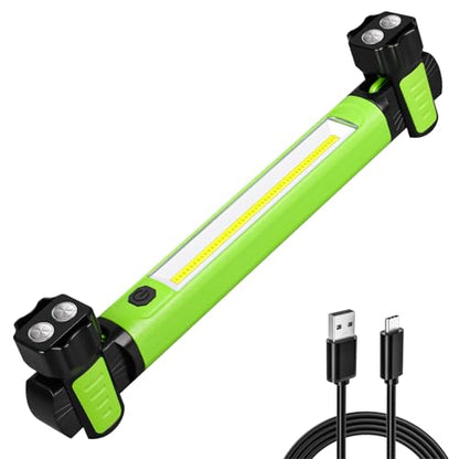 Work Light, 2500LM Bright Mechanic Under Hood Work Light Bar, Green, 1 Pc - color: Green