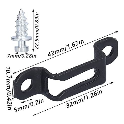 60 Set 2in 1 Furniture Concealed Connector Slide Buckle Fastener Furniture Connecting Fastener for Cabinet Wardrobe Combination Accessories(Half Pass)