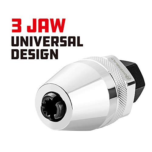 Powerbuil Stud Extractor, Remove Damaged Bolts, Grips and Removes Studes 1/4" to 1/2" or 6mm to 12mm, Compact for Tight Spaces, 3/8" Drive - ‎647794M (Pack of 2) - size: 1 Count (Pack of 2)