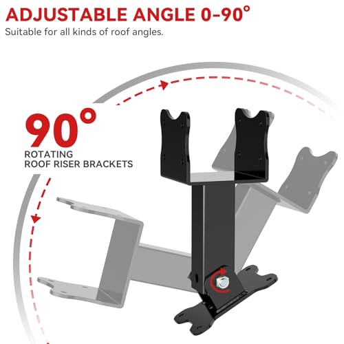3 Pcs Roof Riser Brackets Pergola Roof Riser Beam Brackets
